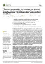 Genetically depauperate and still successful: few multilocus genotypes of the introduced parthenogenetic weevil Naupactus cervinus (Coleoptera: Curculionidae) prevail in the Continental United States