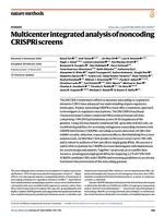 Multicenter integrated analysis of noncoding CRISPRi screens